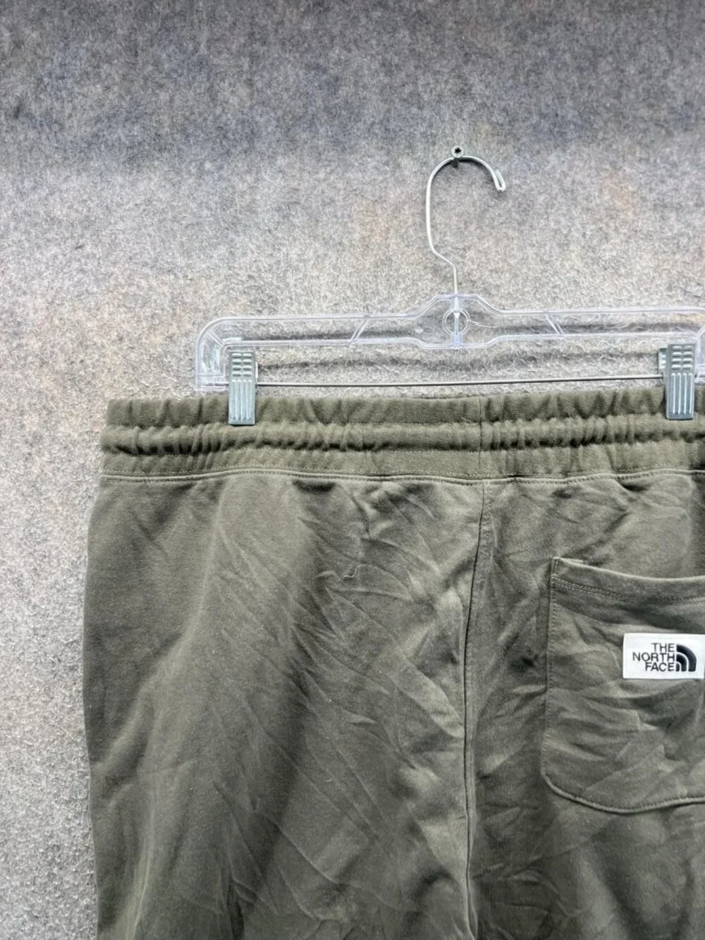 The North Face Jogger Sweatpants Mens XL Green Fleece Elastic Waist Pockets